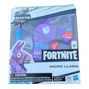 Nerf Fortnite Dart Gun Micro Llama Micro Shots Epic Games by Hasbro NIB Ages 8+
